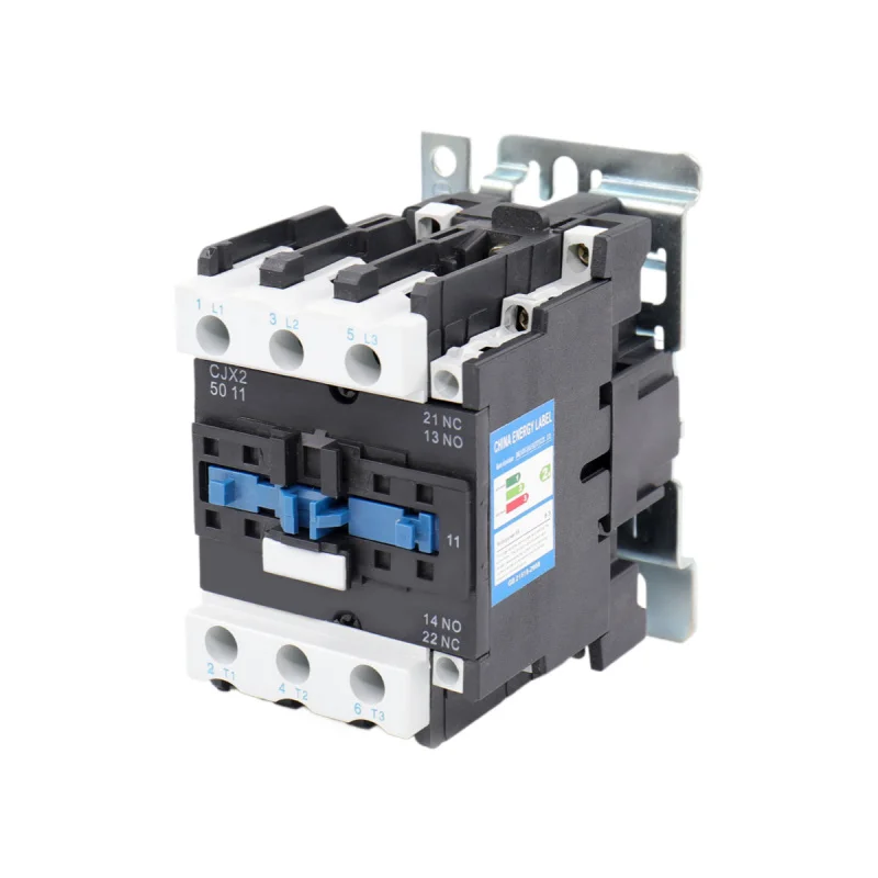 CJX2 Contactor ، Contactor:/من النوع القياسي ، ولفافة من الدرجة الصناعية CE RoHS للتحكم في المحركات