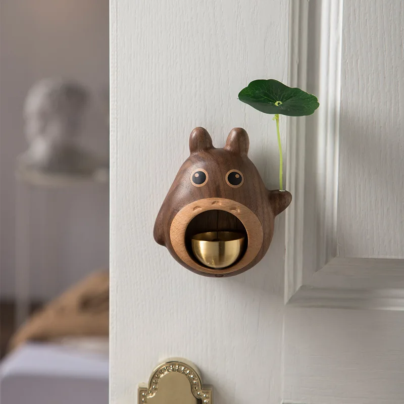 1pc Suction Chinchilla Wind Chimes Copper Bells, Door Entry Reminder Bell, Entry Doorbell, Pendant Opening Housewarming Gift