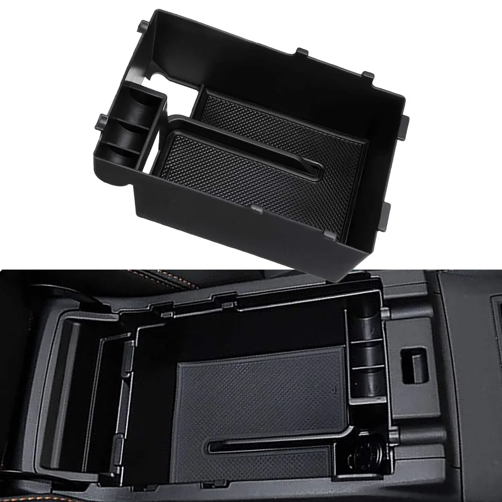 

Car Center Console Holder Organizer Tray Central Armrest Storage Box For Subaru XV 2018 2019 2020 2021 Interior Accessories