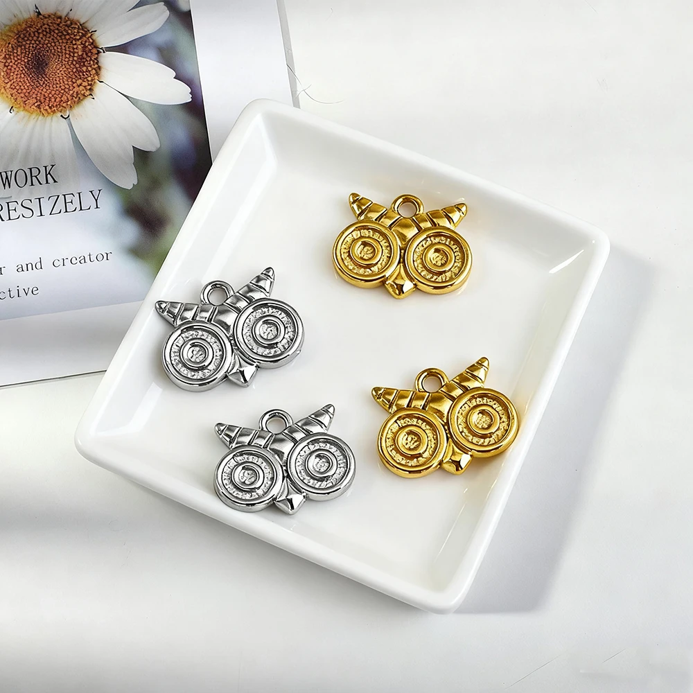 

Сердечный дизайн 50 шт. 11*13 мм DIY кулон/подвески из нержавеющей стали/форма совы/ручная работа/фурнитура и компоненты для ювелирных изделий # 195637