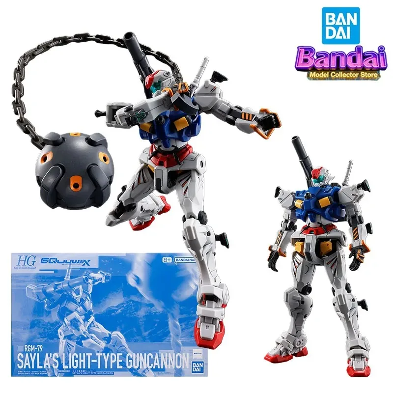 

Spot SaleBandai HG 1/144 Sayla’s Light-type Guncannon Action Figure GQuuuuuuX Anime Gundam Mobile Suit Toys for BoysIn stock