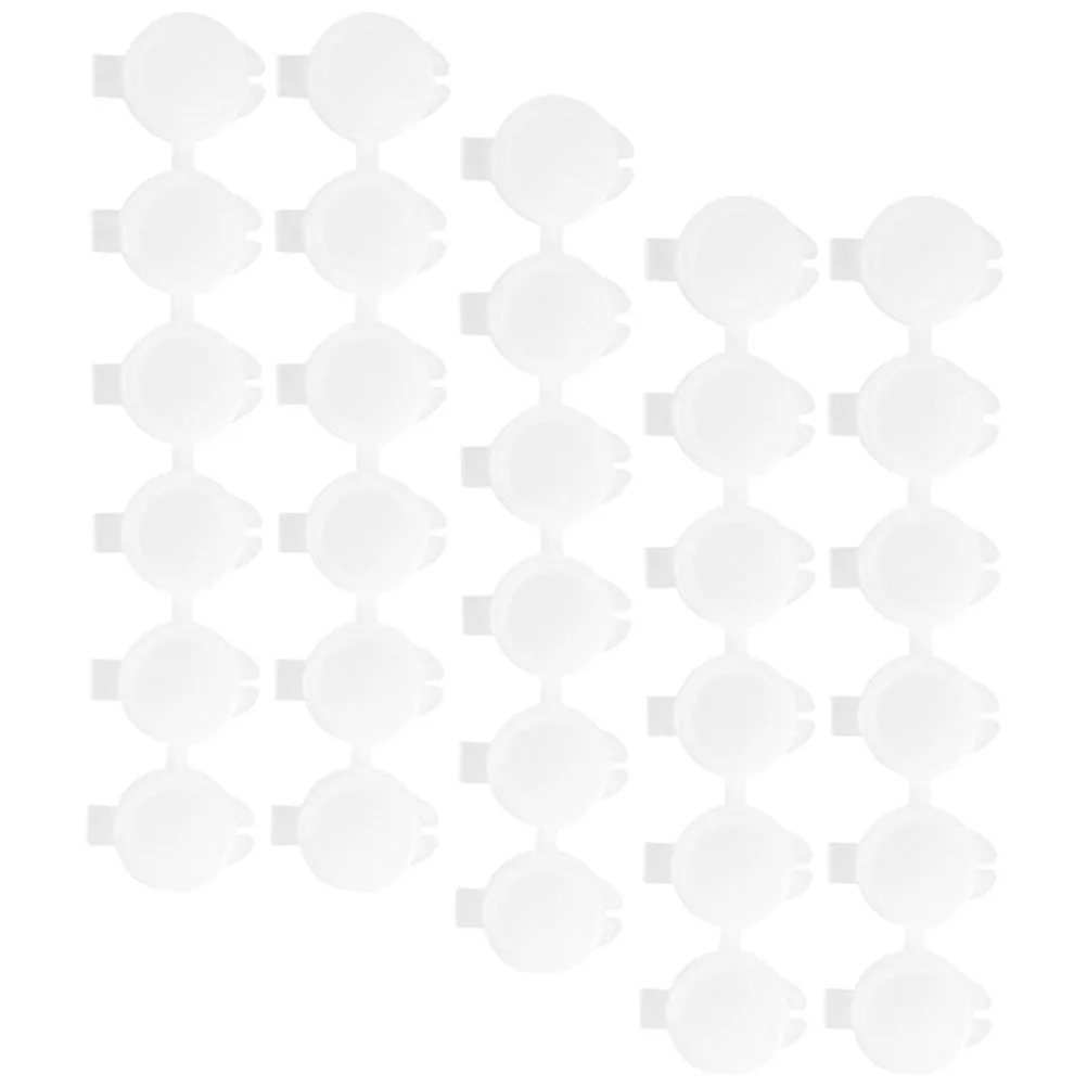 

30pcs Empty Paint Pots Strips Plastic Watercolor Containers With Lids For Paint Storage Arts Crafts Supplies Leakproof Pigment