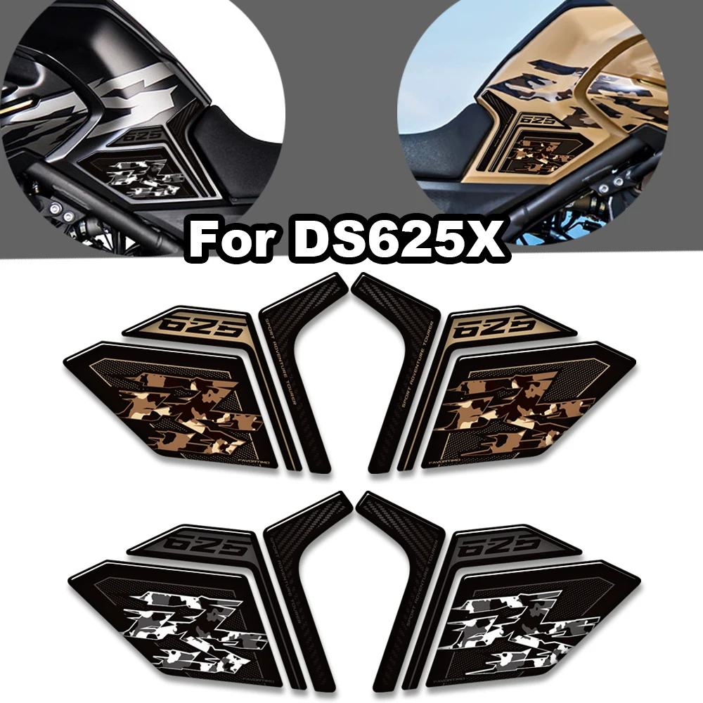 

Motorcycle Tank pad Grips Anti-Slip 3D stickers protection decorative kit For VOGE 625 DSX DS625X DS625 X DS 625X 2025