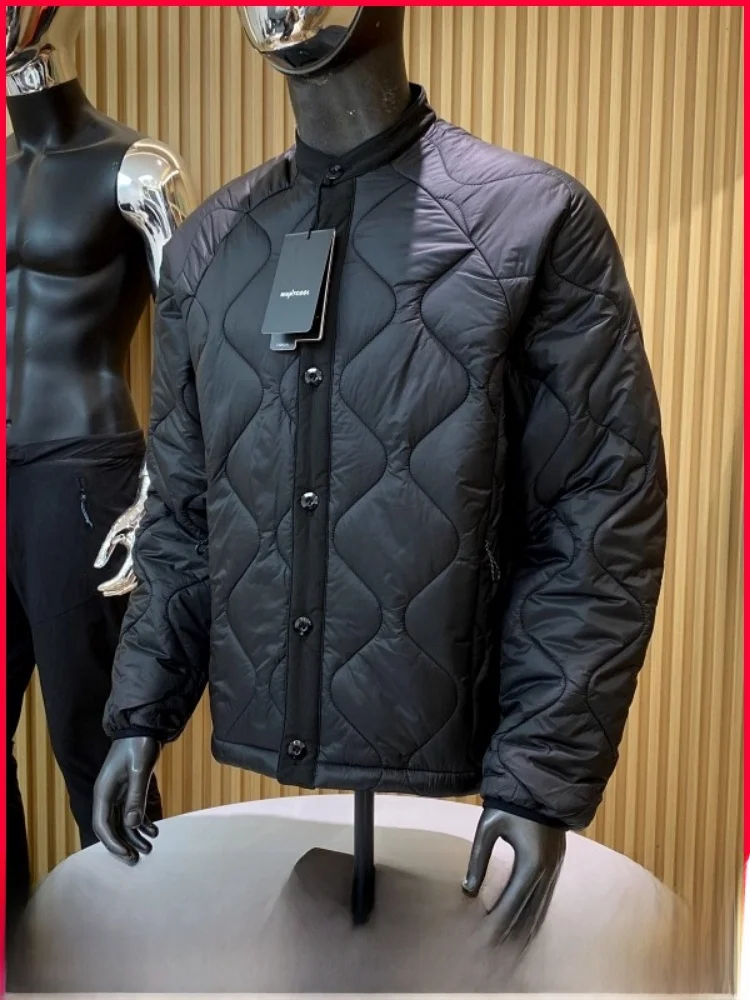 

Lightweight Insulated Men's Outdoor Cotton Jaet Winter Function Windproof Filling Warm Nylon Fabric Long Sve Loose Fit