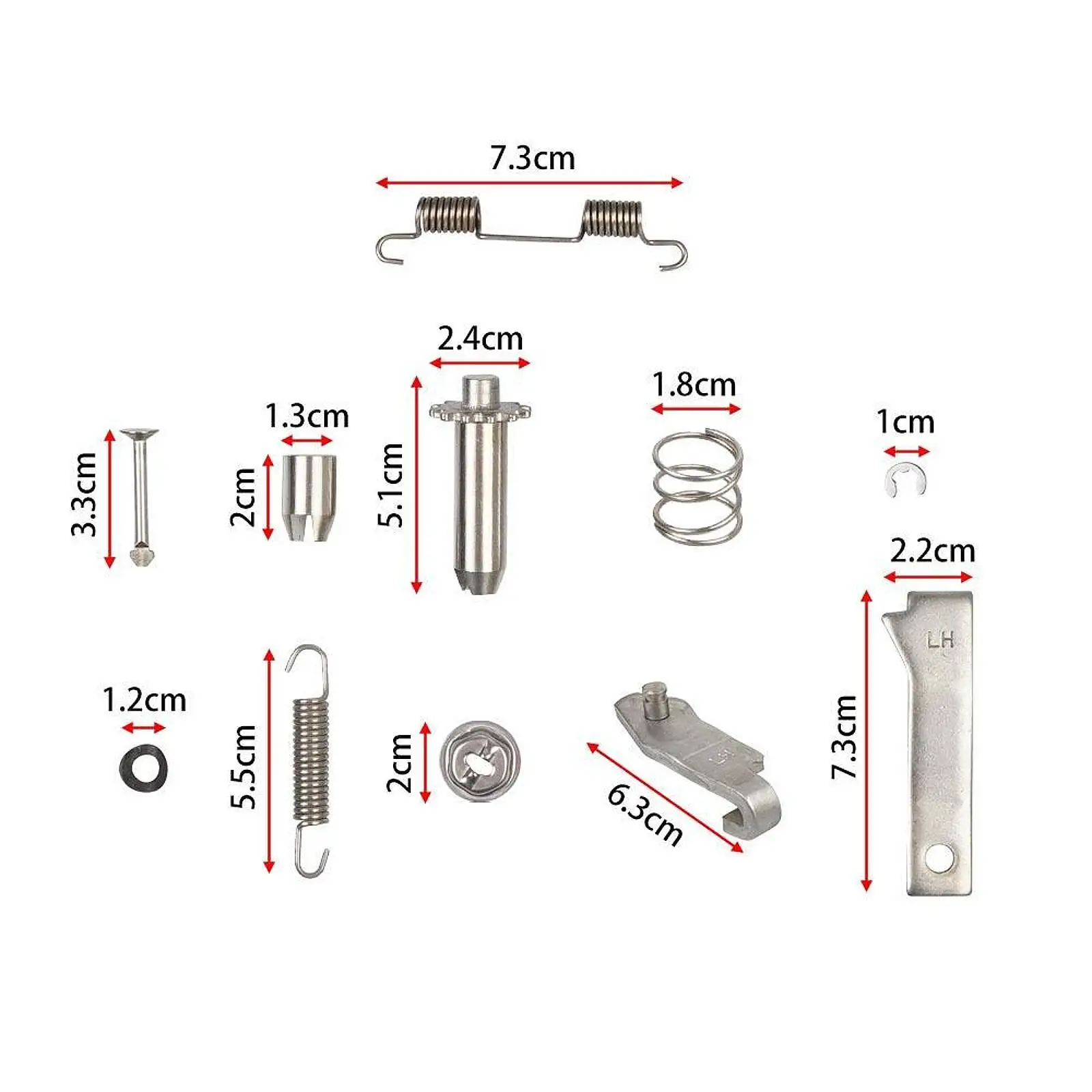 Vehicle Park Brake Module Style Hardware Repair Kit Fits for Chevy Corvette C2 C3 Classic