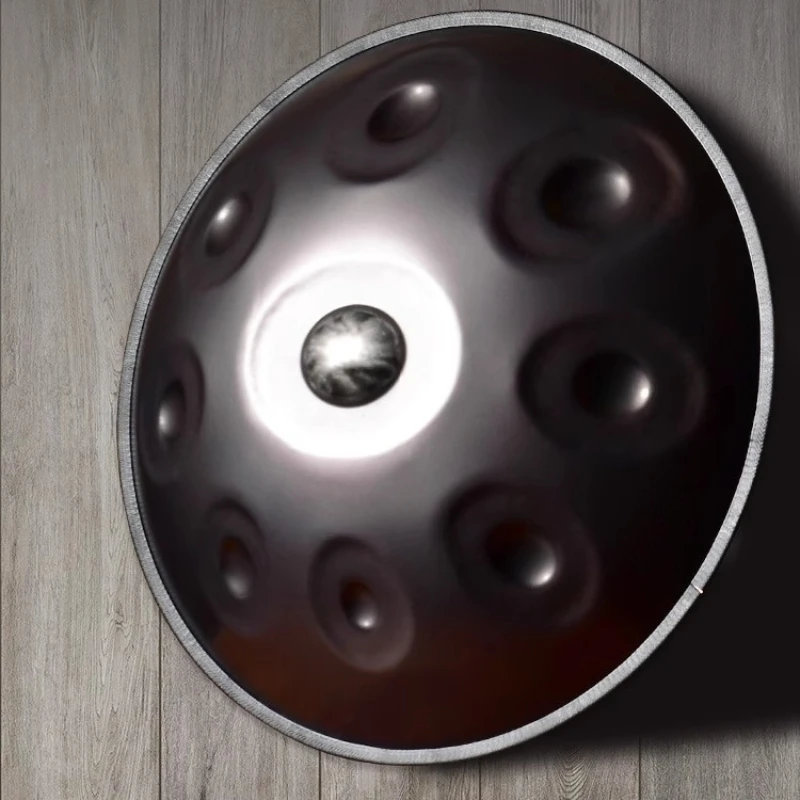 22 بوصة Handpan الصوت شفاء المهنية HandPan التأمل الاسترخاء كبير اليد عموم طبل الصلب قرع آلة موسيقية