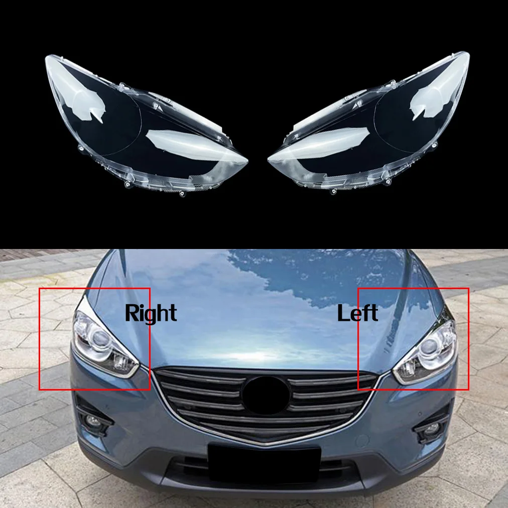 

Fit For Mazda CX5 CX-5 2013 2014 2015 Clear Headlamp Shell Wrap Front Car Headlight Cover Lens Car Replacement Parts