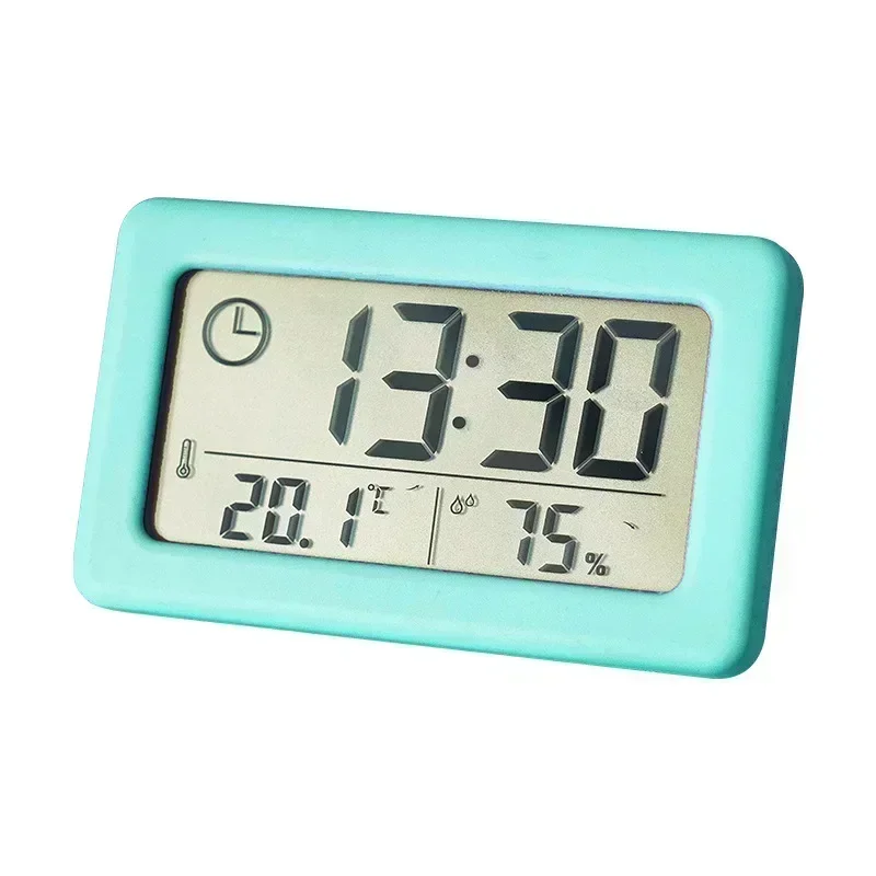 Digital Alarm Clock Hygrometer Electronic By Portable Temperature and Humidity Battery Mini Electronics Household Use Wall Table gallery 2