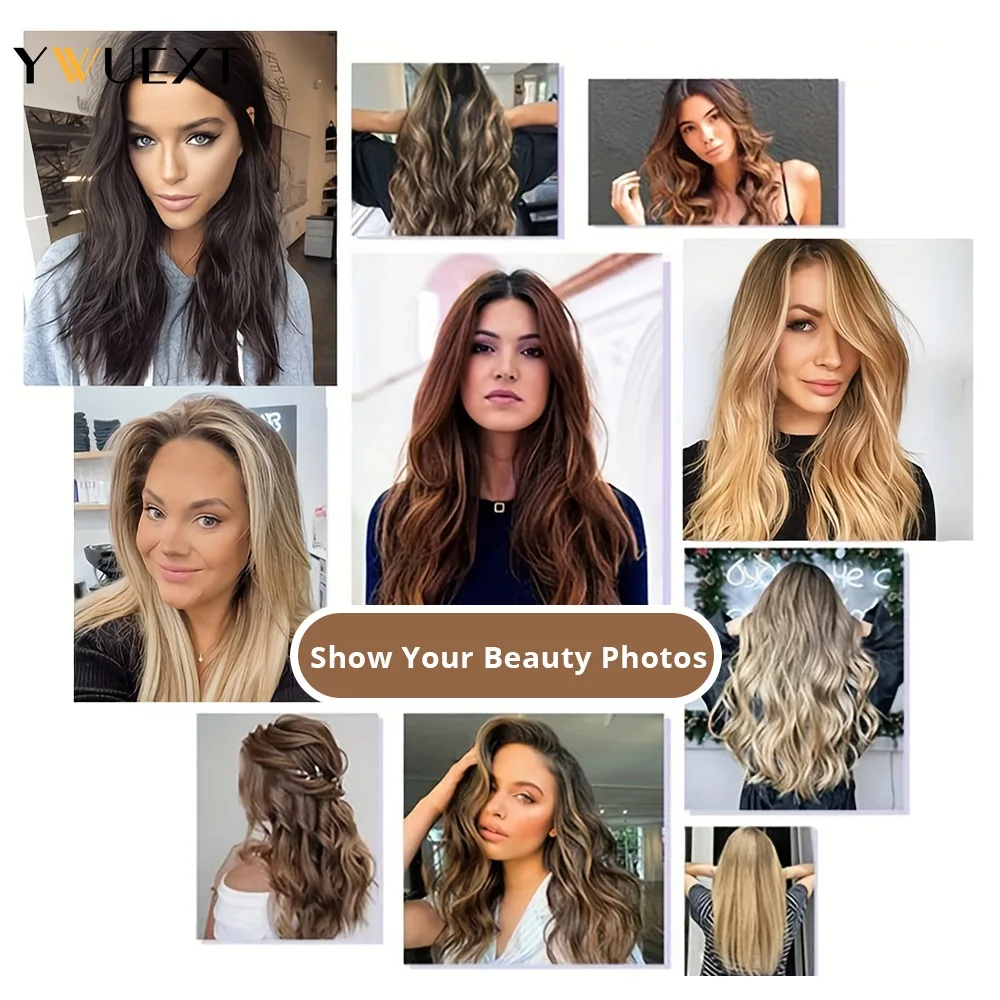 Ywuext Minitape In Human Hair Extensions Recht Natuurlijk Zwart 1b # Machine Gemaakt Remy Hair 10 Stks/pak Onzichtbaar Tape Haar