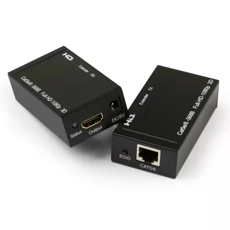 60M extender rj45 hdmi-compatible extender 1080P sit' extender při cat5e CAT6 LAN extensor pro PS4 jablko TV PC notebook