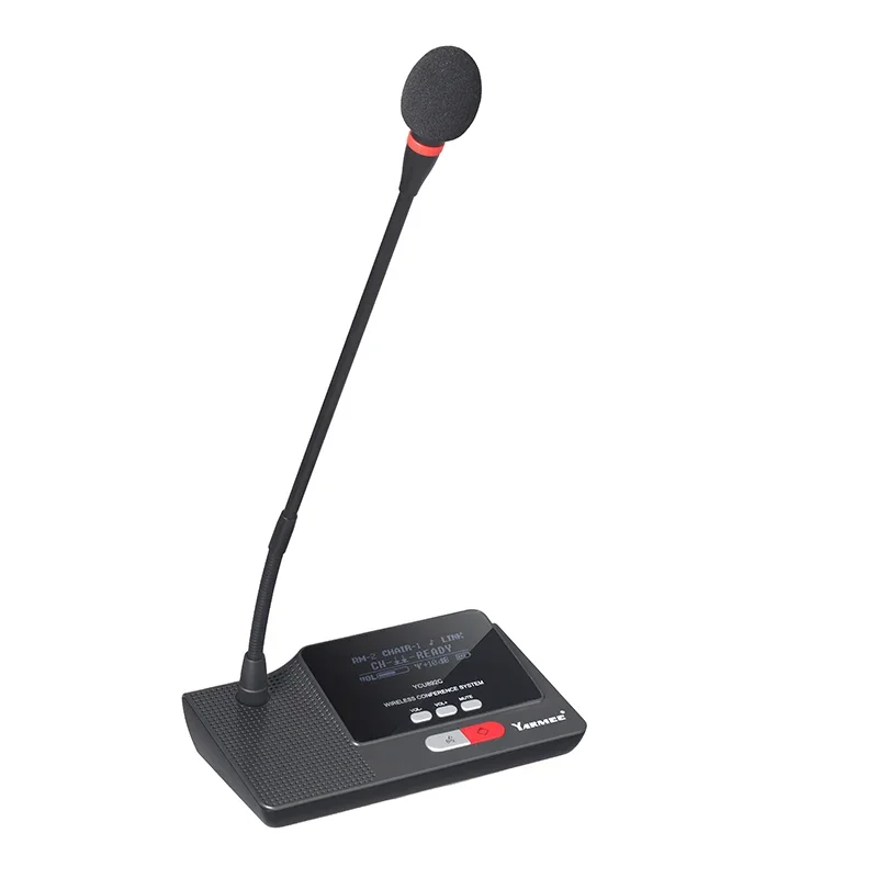 YARMEE Professional Conference  Microphone System Equipment Meeting UHF Digital Wireless Video Conference System