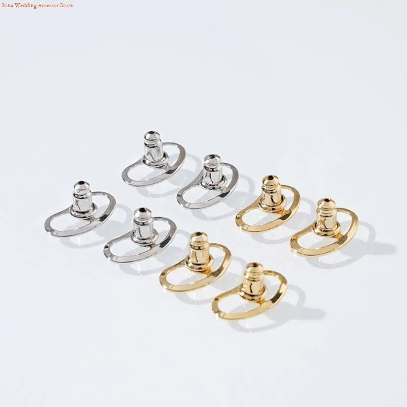 G92D 4Pcs Secure Earring Lift Backings for Oversized Jewelry Practical Earring Lifter