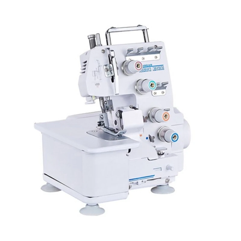 Household overlock sewing Four-wire keyhole Close copy hemming machine Desktop electric hemming