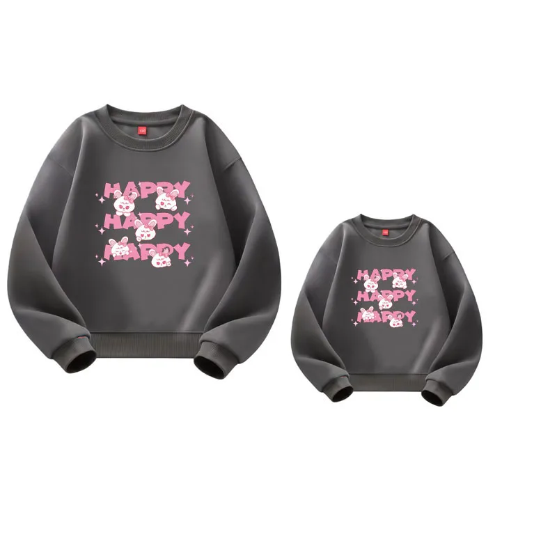 

Family Matching Sweatshirt Mother Daughter Clothes Cotton Adult Kids Family Mommy and Daughter Matching Clothes Mommy and Me