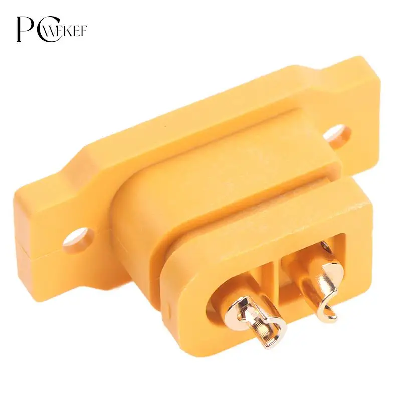 2pcs/lot XT60E-F XT60 XT 60 DC500V 30A-60A Female Plug Gold Plated Connector Power Battery Connecting Adapter