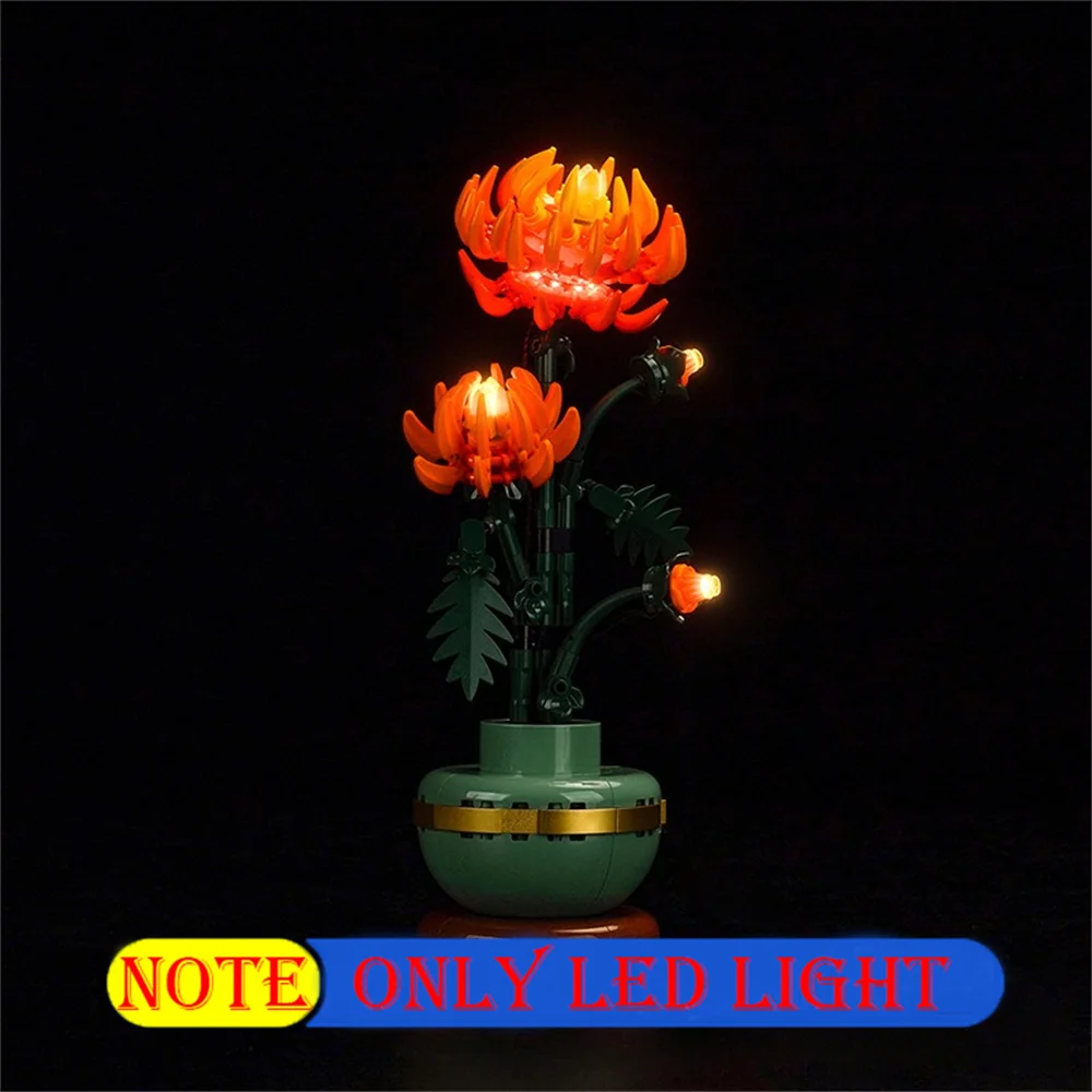 

Botanical Collection Led Light Kit For 10368 Chrysanthemum Plant Not Building Blocks (Only Lighting Set)