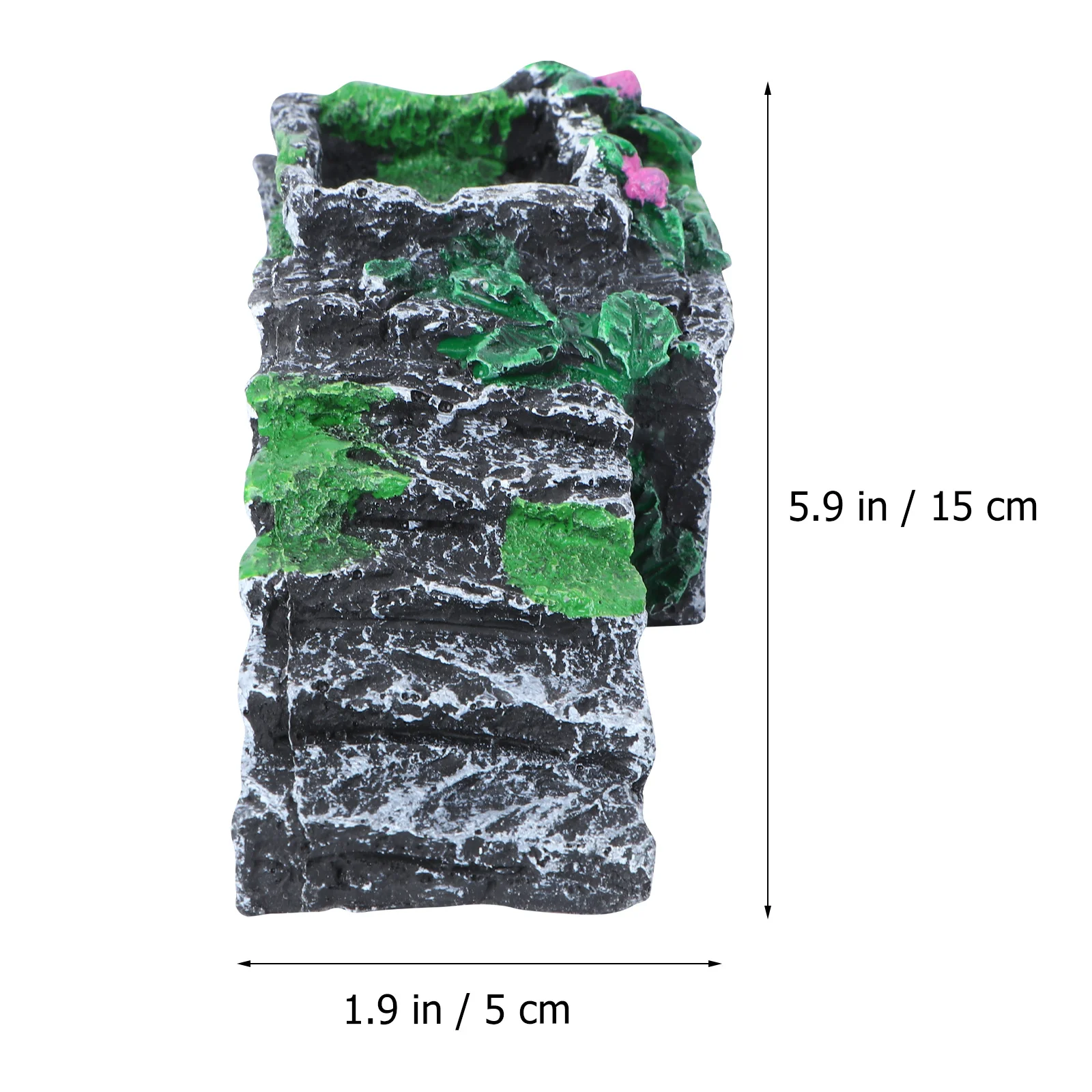 

Aquarium Landscaping Rockery Fish Tank Turtle Stone Bridge Hideout Ornament Climbing Decoration Resin Bridge Turtle Hideout
