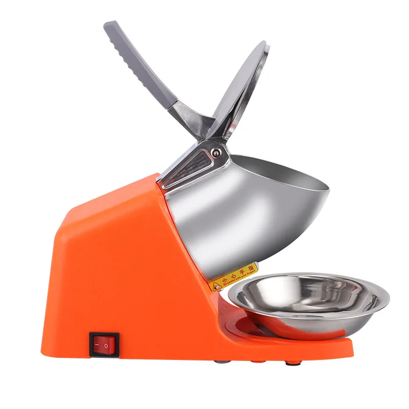 Home Small Snowflake Ice Crusher, Electric Powerful Auto Shaved Ice Machine, Multi-Functional Stall & Commercial image 6