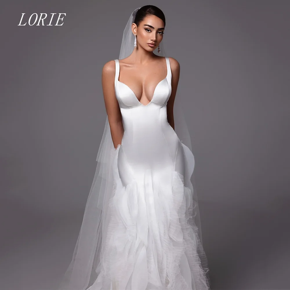 

LORIE Luxury Mermaid Wedding Dress Sexy Sweetheart Bridal Dresses Elegant Irregular Temperament Wedding Gown Customized 2026