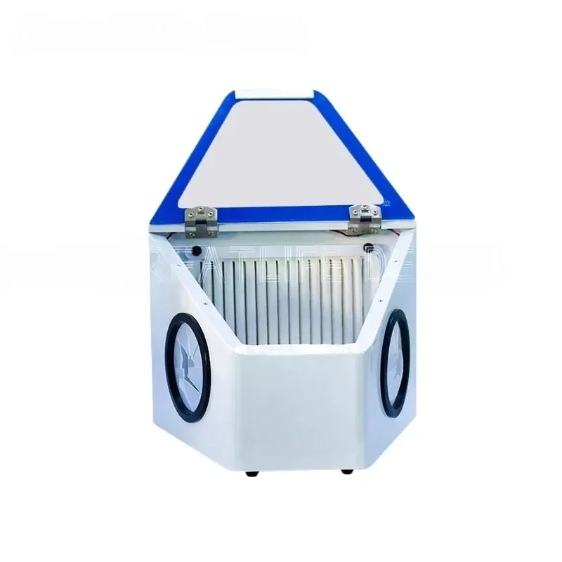 Dental Lab Dust Collector Vacuum Extractor Box Sandblasting Lapping Protector Clinic Equipment High Efficiency Suction System