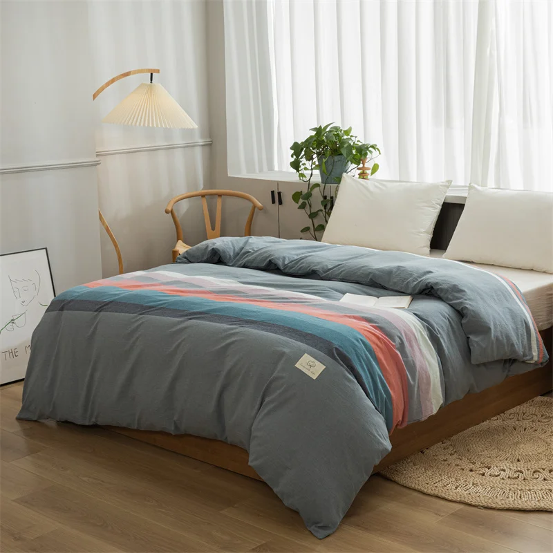 

1 шт., комплект пододеяльников из чистого хлопка, мягкий и удобный материал для спальни, 100% хлопок, уютный материал для сна, только пододеяльник caihongtiao