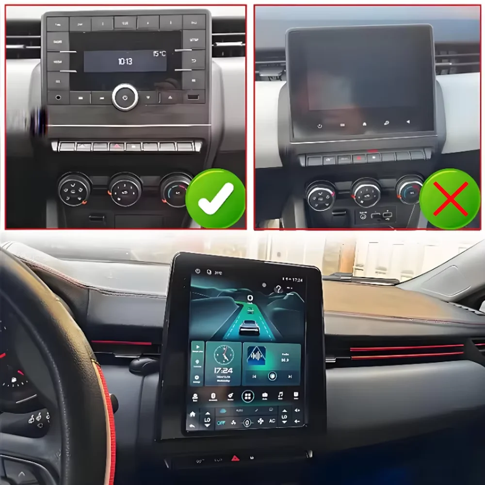 Android 16 Car Radio For Renault Clio5 CLIO 5 2019 - 2021 Video Carplay Screen GPS Navigation No 2din 4G Wifi Autoradio Monitor