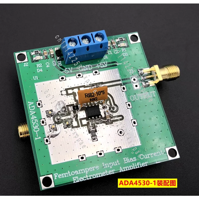 Photoelectric IV Conversion FA Level Electrostatic Meter Amplifier ADA4530-1 Weak Current Measurement Module