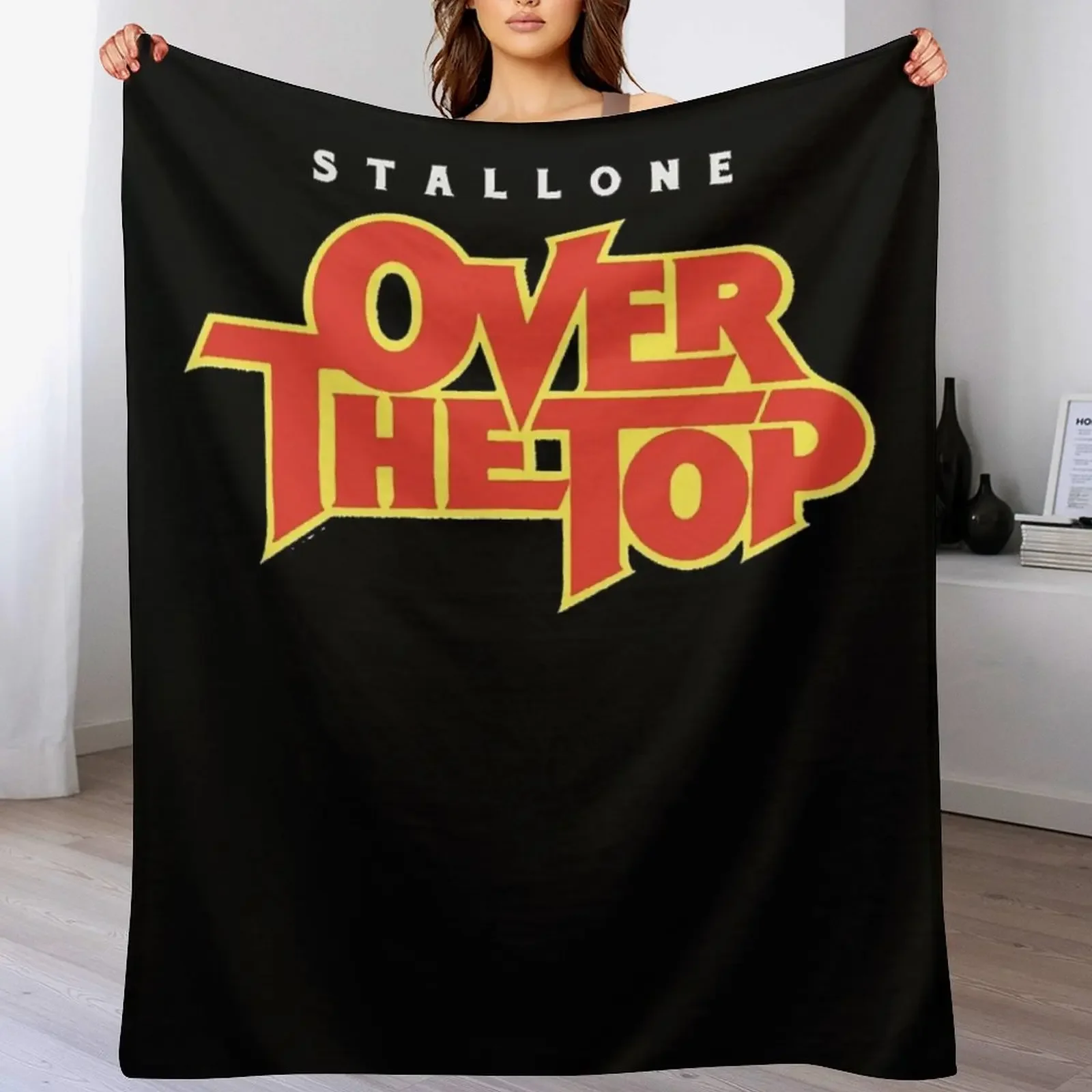 

Stallone-Over-The-Top-Classic-T-Shirt Throw Blanket Warm Accent Blanket for Living Room Decoration