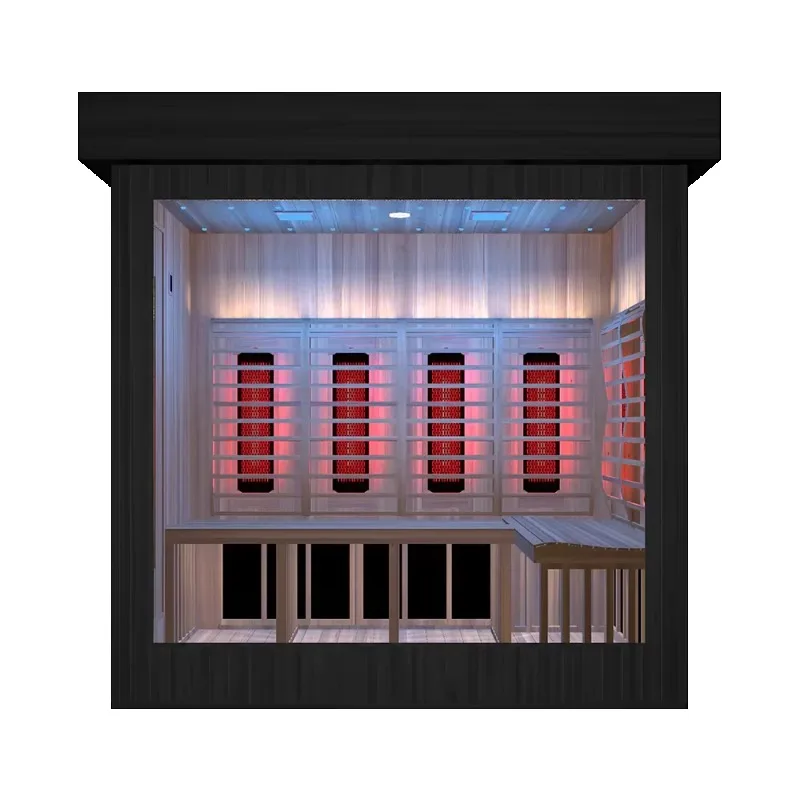 Factory Customized Single Outdoor Sauna for Garden Villa Electric Sauna Room