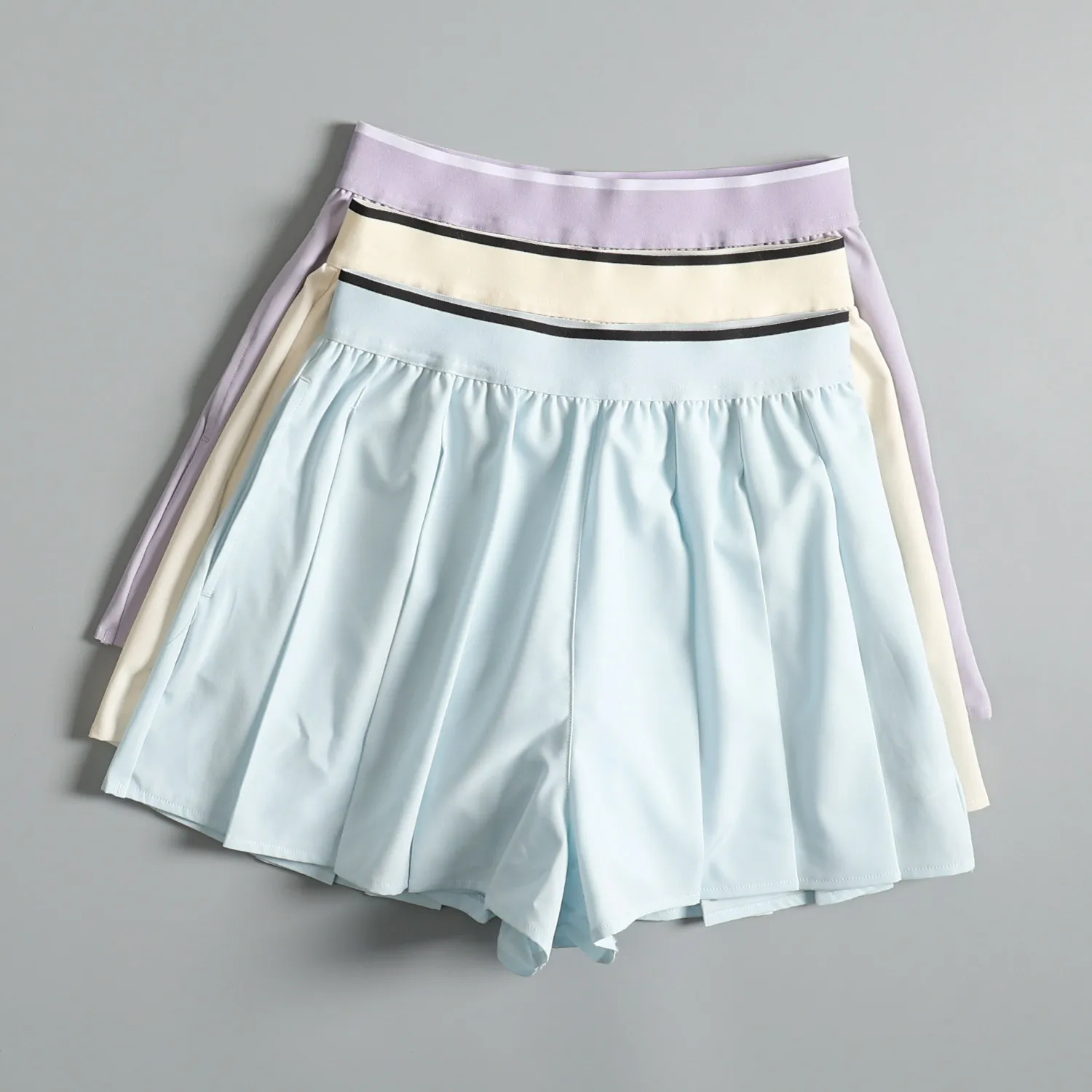

High-looking running training quick-drying skirt pants for women summer loose and breathable yoga fitness skirt tennis sports