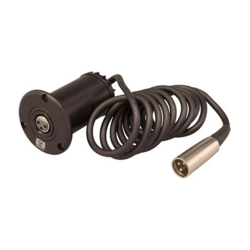 Superlux HM24C Gooseneck microphone embedded mounting base with XLR (female) socket and 2 meters long XLR (male) socket cable