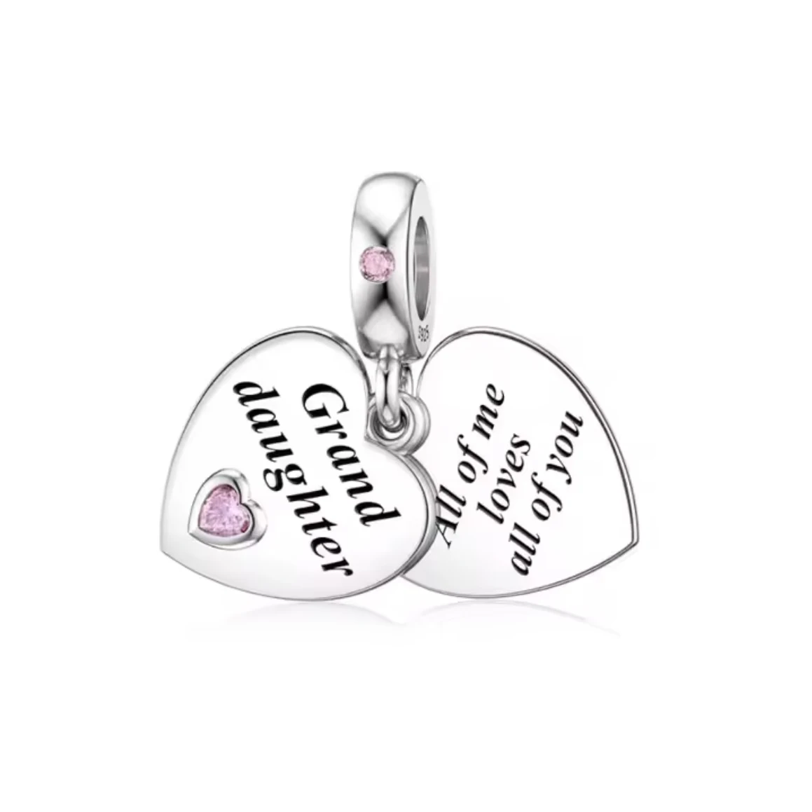 New Fashion 925 Sterling Silver Mother's Day Mom Daughter DIY Fine Beads Fit Original Pendant Women Bracelet Accessories Gift image 3