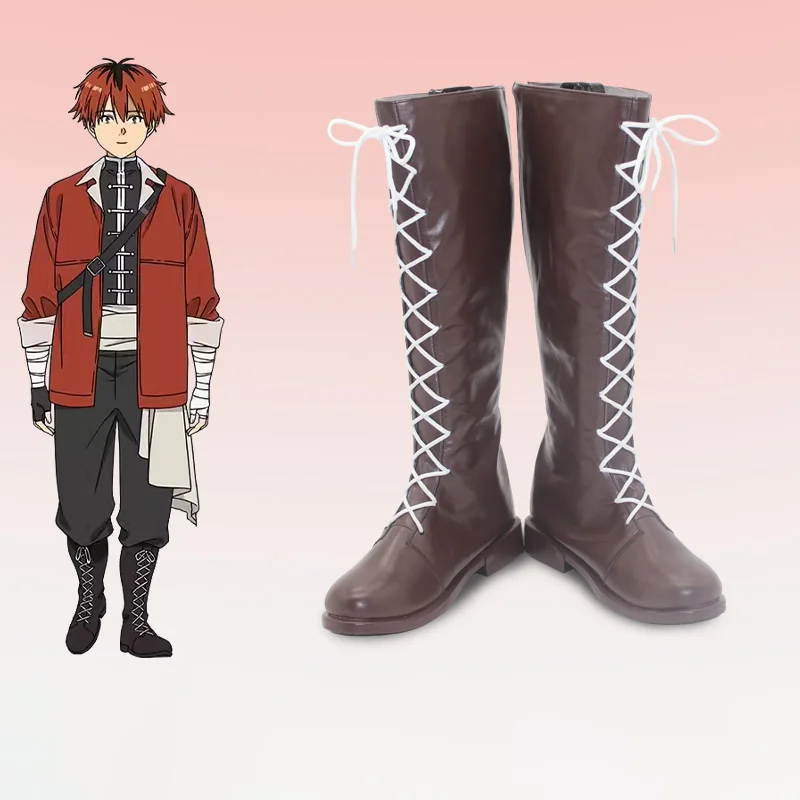 アニメフリーレン・スタークコスプレ靴ブーツスタークミスタースターカットコスプレ靴ハロウィンパーティー用大人女性男性