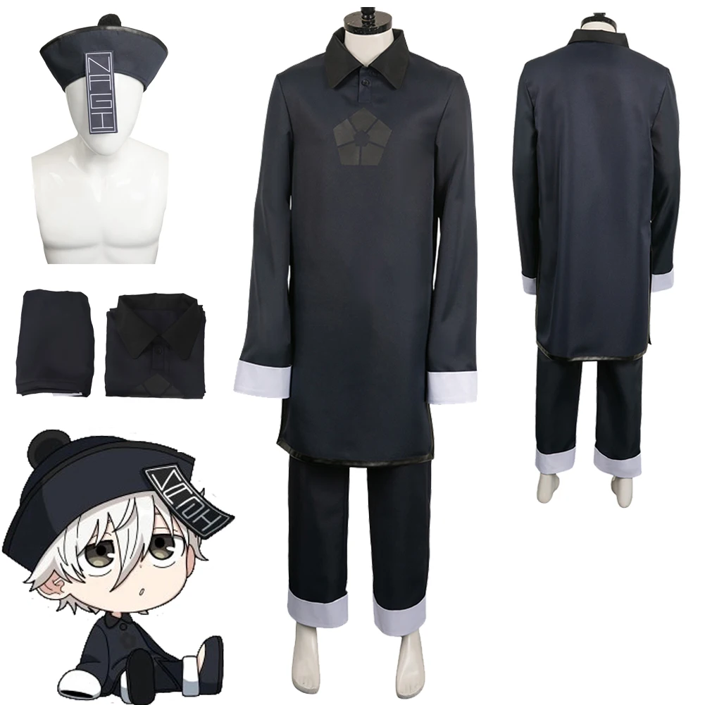 Anime BLUE Cosplay Nagi Seishiro Costume Little Zombie Hat Set  Boys Men Adult Halloween Carnival Party Disguise Roleplay Suit