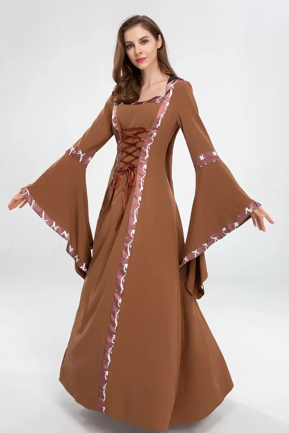 Medieval real retro tribunal europeu rainha vestido de halloween adulto palco desempenho disfarce nobre princesa traje