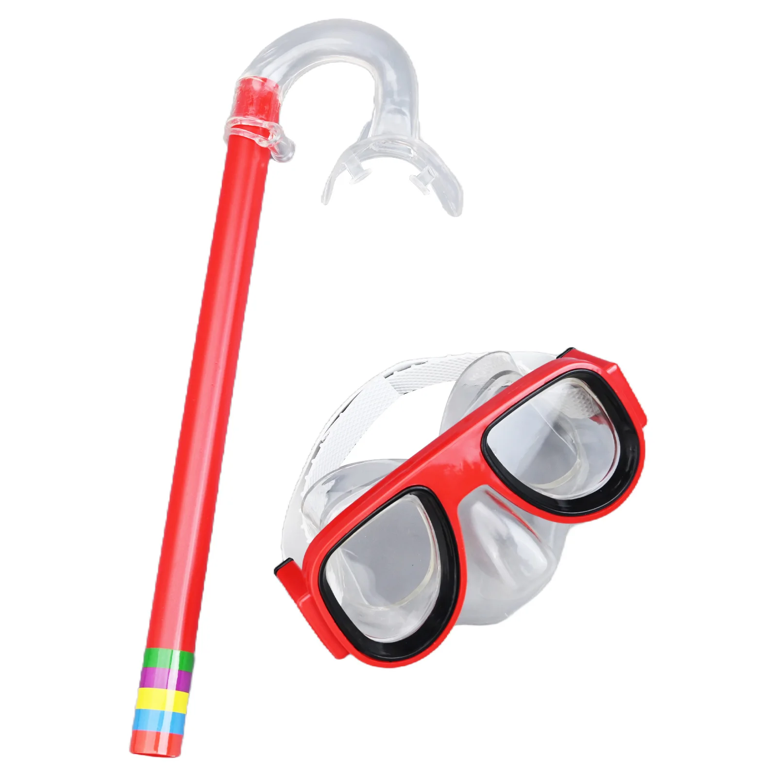 

Practical Useful New Swim Glasses Spectacles Boy&Girl Snorkel ABS Adjustable Anti Fog Diving Dry Tube Flexible