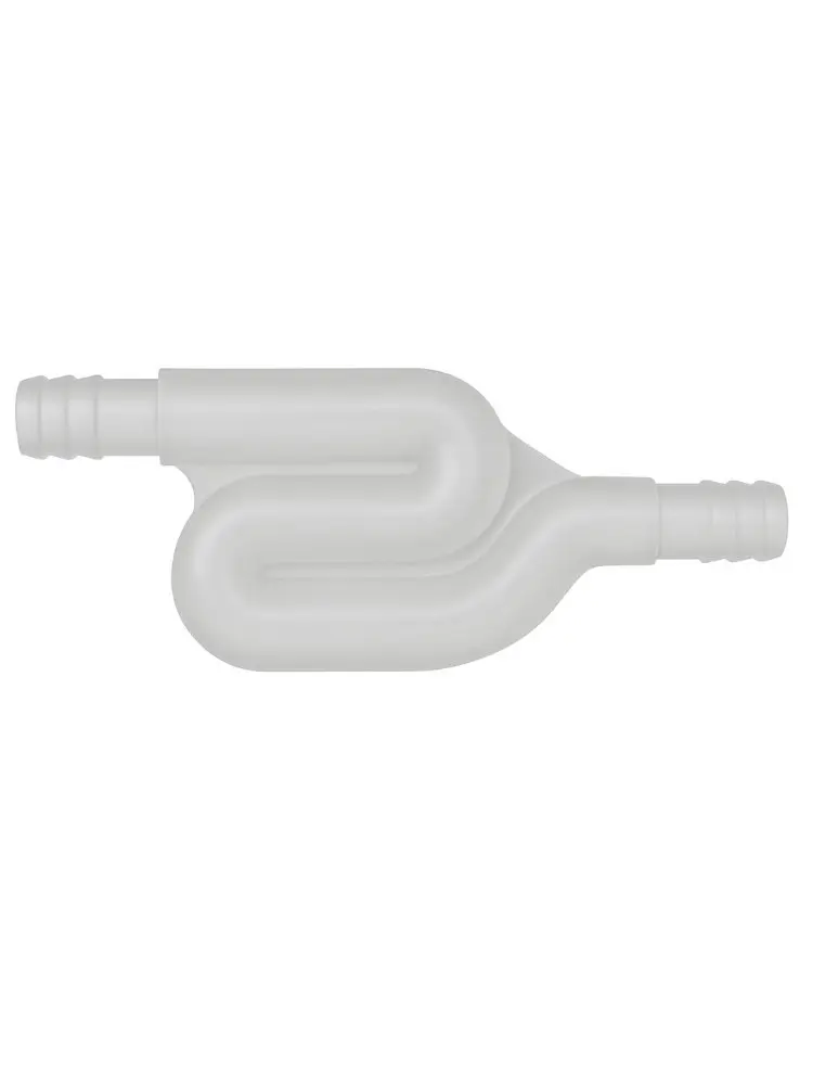Air conditioner drain siphon 90°/180°, prevents odors & insects, easy install, fits 16 mm drain pipe