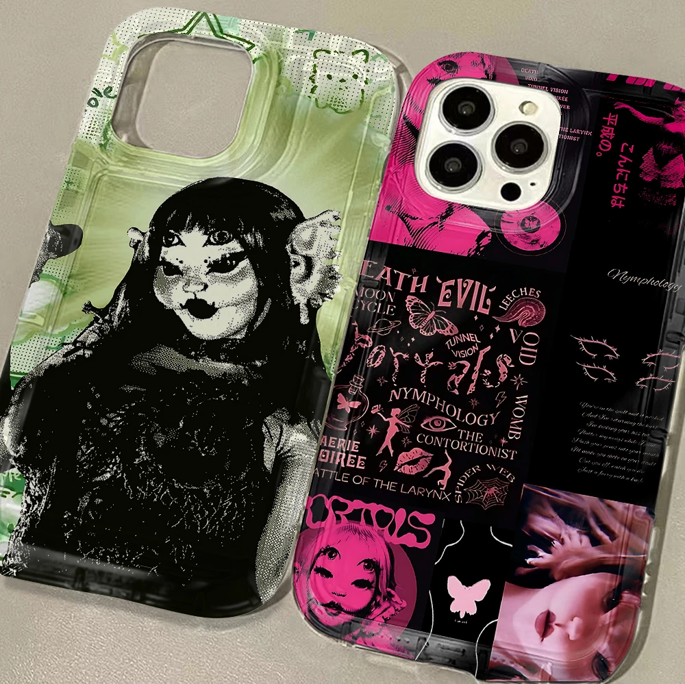 Singer M-Melanie Portals Martinez Handyhülle für Samsung Galaxy A56 A36 A26 A55 A35 A54 A34 A24 A14 A05 A73 A53 4G 5G Rückseiten-Cover
