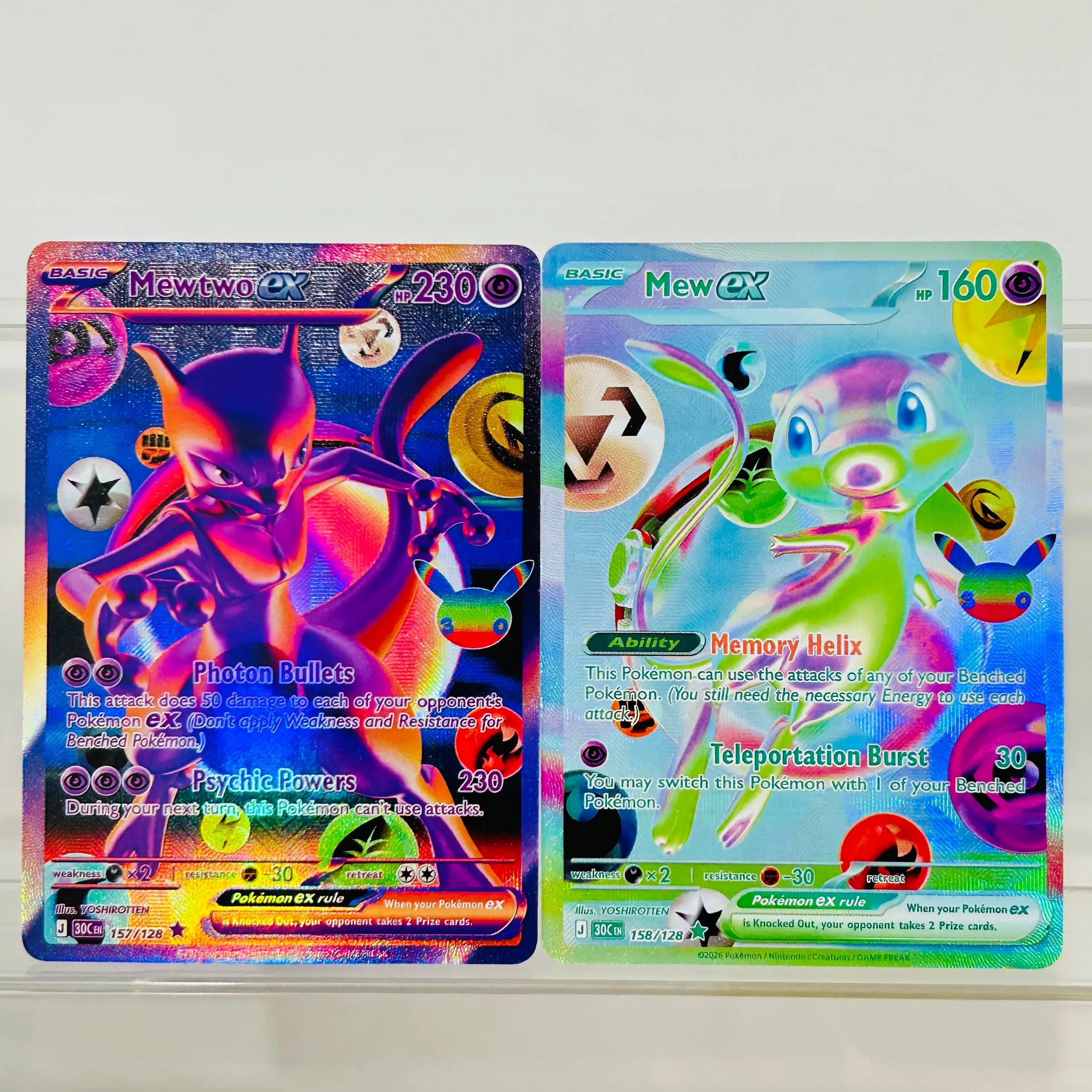 Art Craft Games - 2 Pezzi Mew Mewtwo ex English