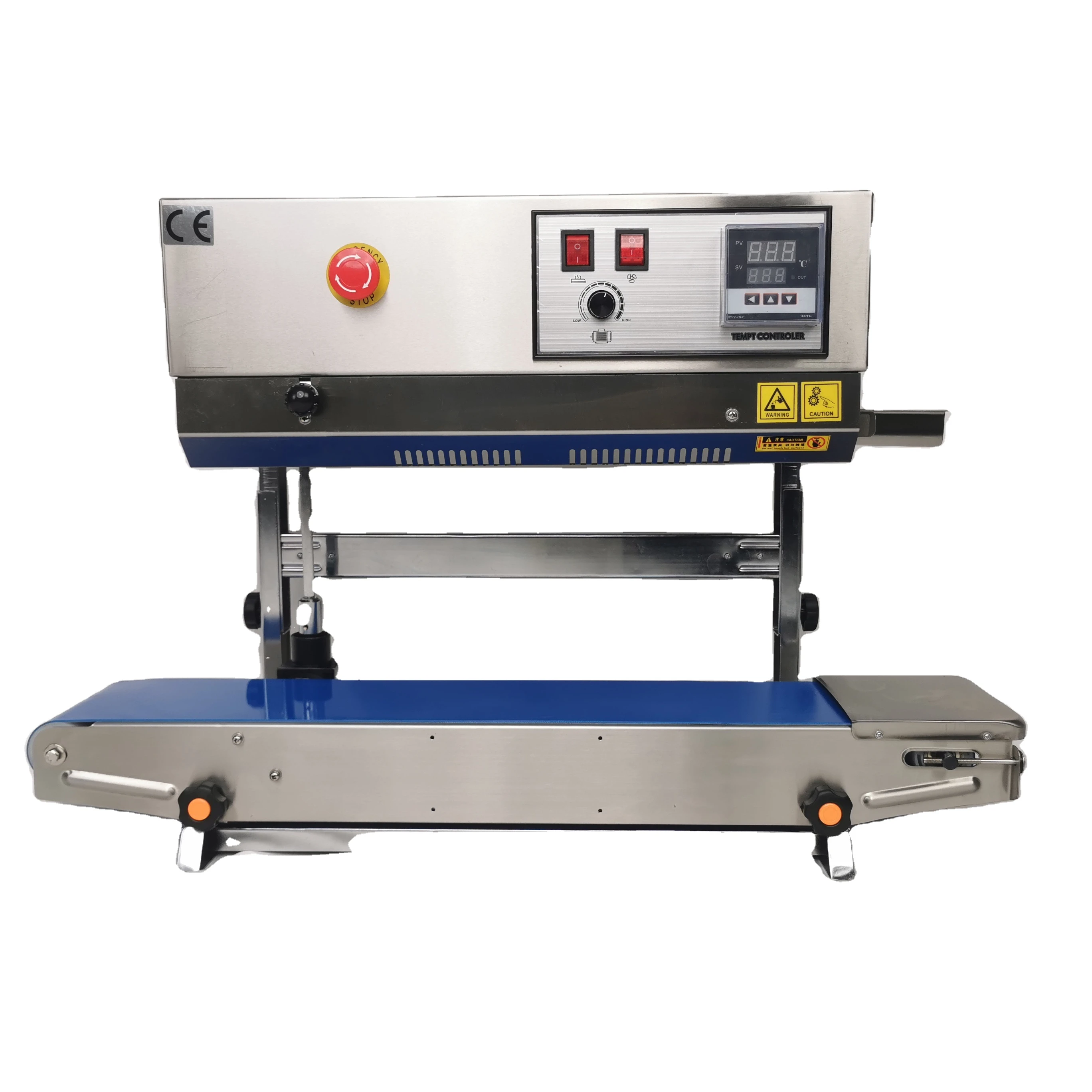 

SF150 Continuous Band Sealer Vertical Double Use Plastic Film Bag Sealing Machine