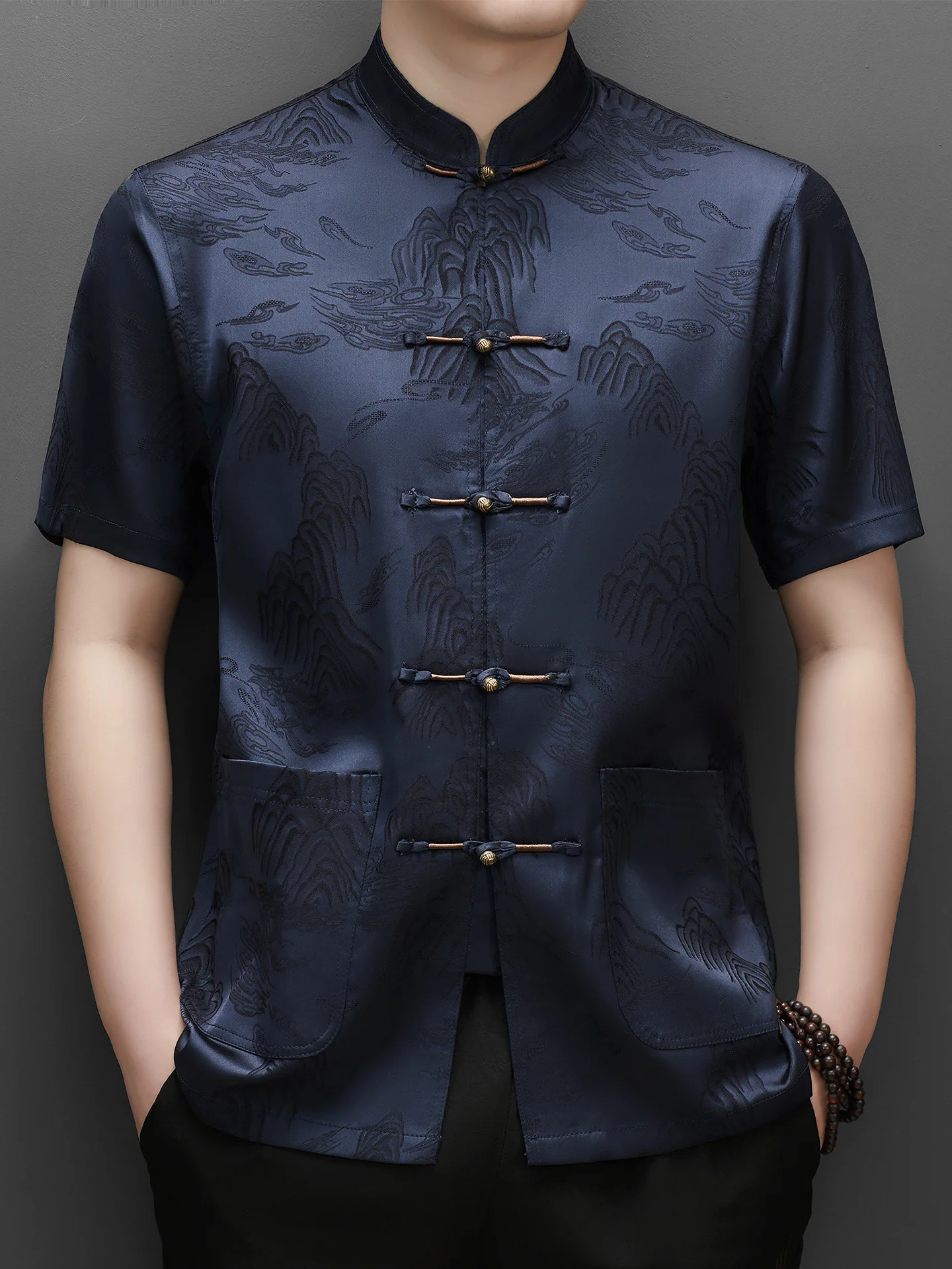 ensemble-trois-pieces-pour-homme-en-soie-style-tang-decontracte-col-montant-avec-short-et-pantalon-pour-l'ete