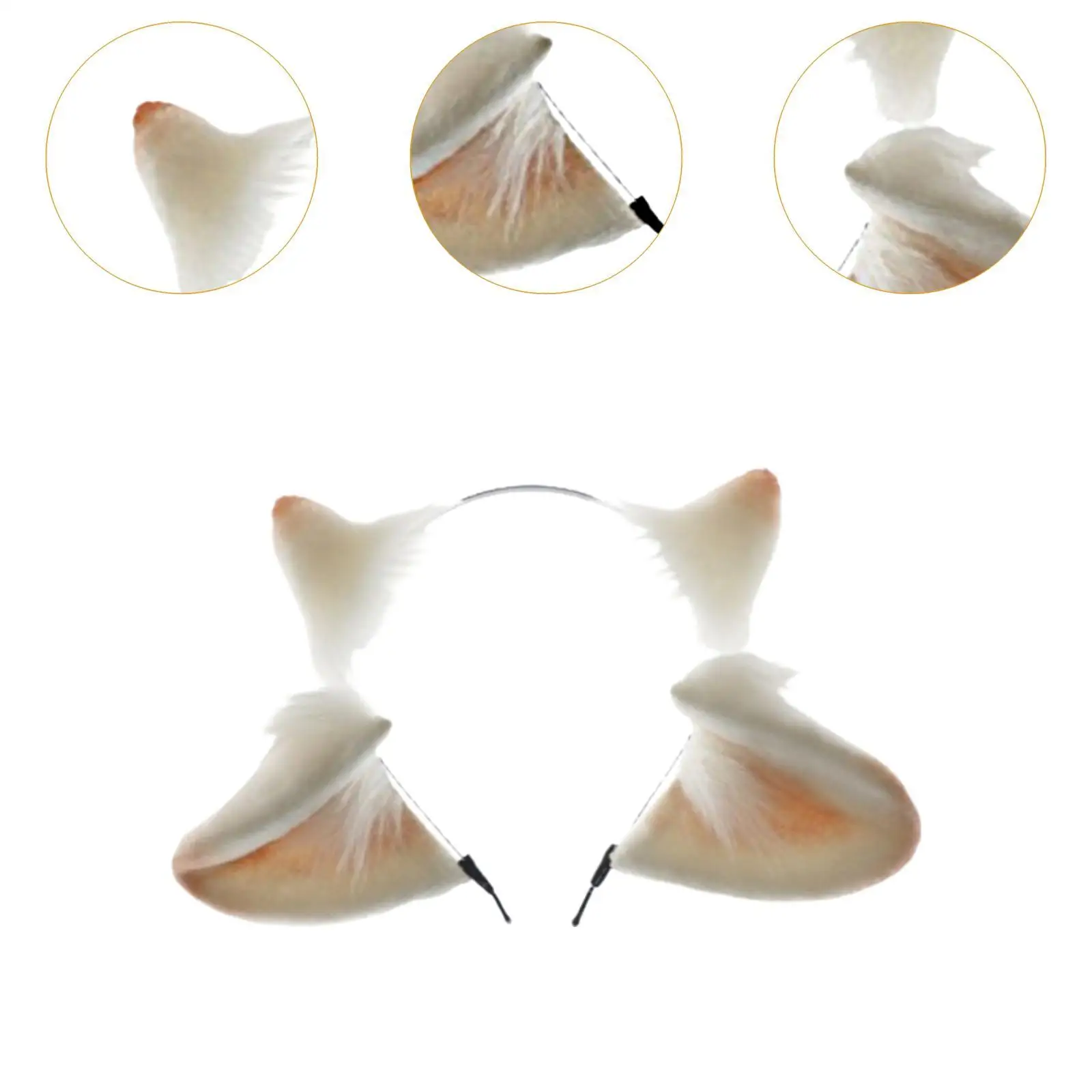 Lamm Ohr Stirnband Haarschmuck Foto Requisiten Cosplay für Frauen Mädchen Kopfschmuck