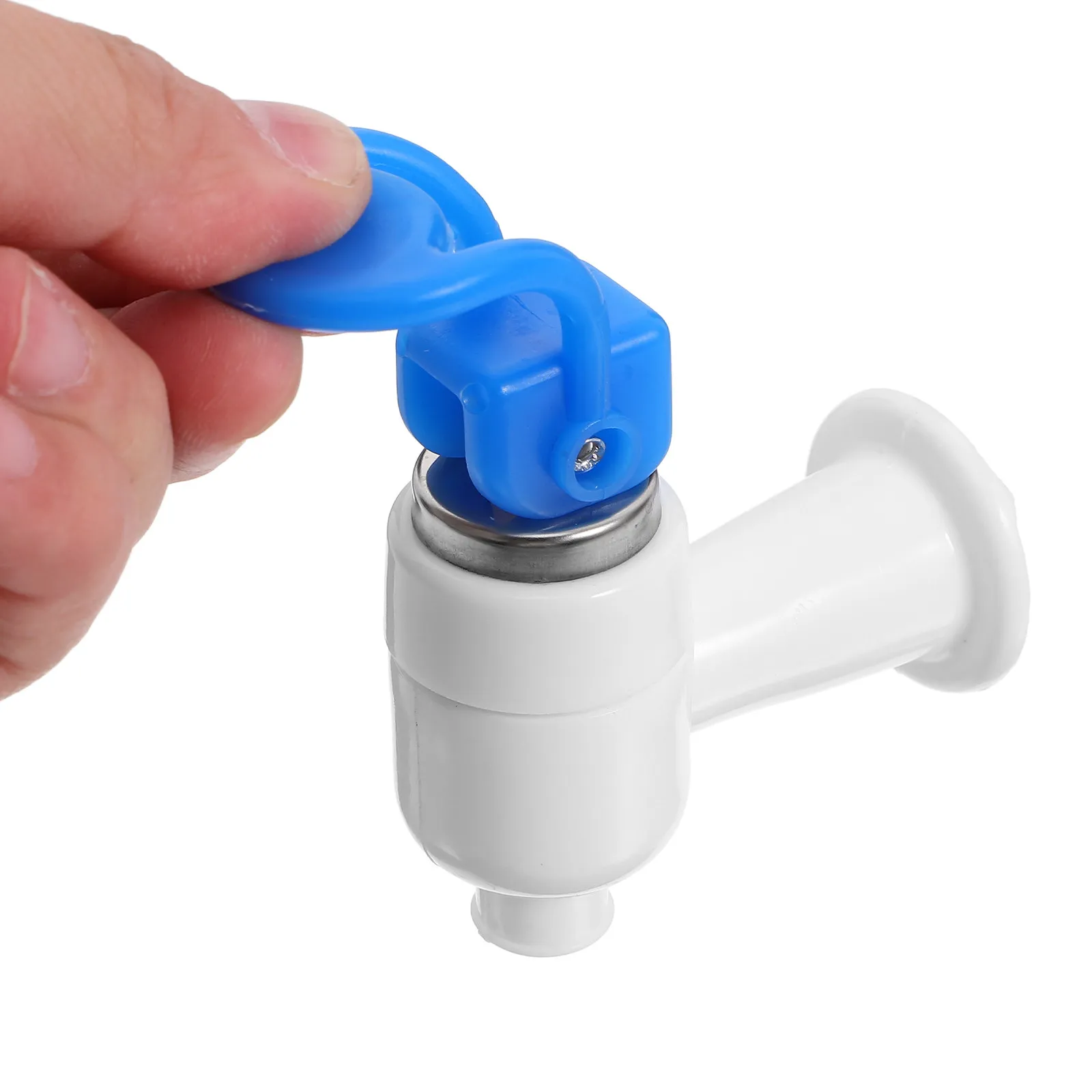 4Pcs Hand Press Water Dispenser Faucet Food Grade Material Easy Install Home School Office Outdoor Drinking Nozzle Thread Bucket