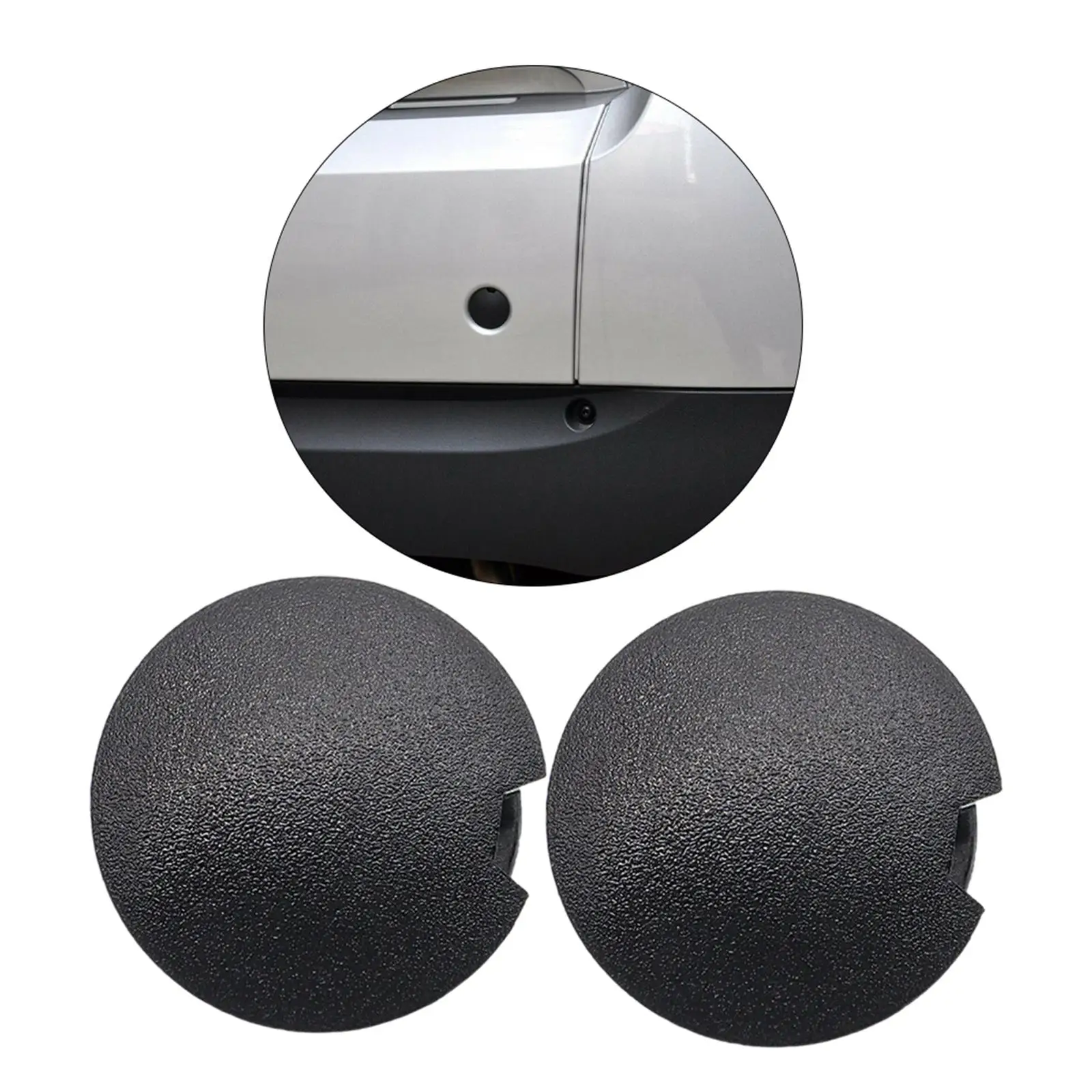 2Pcs Towing Eye Lid Cap Direct Replaces Accessory for Smart 451 Trailer