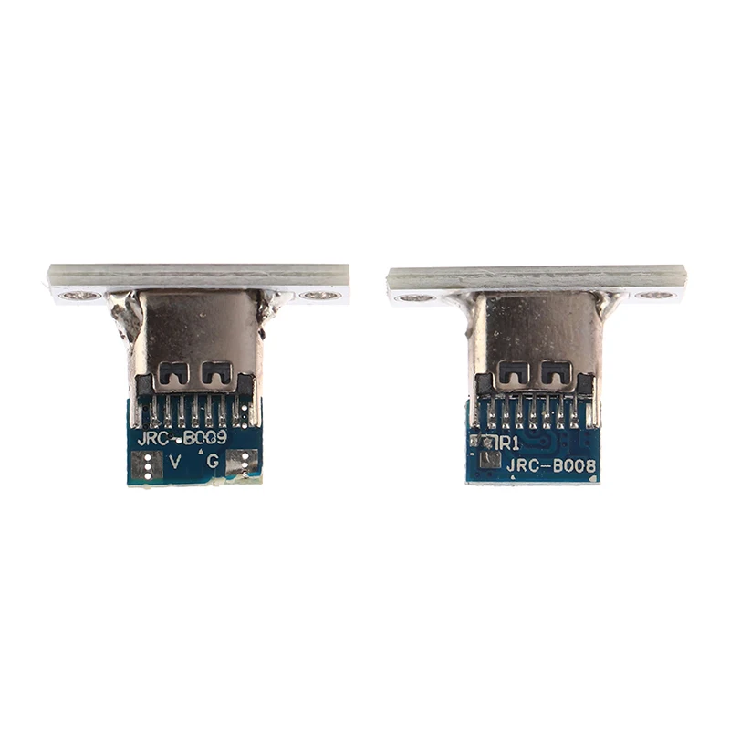 1pc Digh Quality Type-C 2 /4Pin Waterproof Strip Line Of Solder Joint Female Connector Jack Charging Port USB Socket Connector