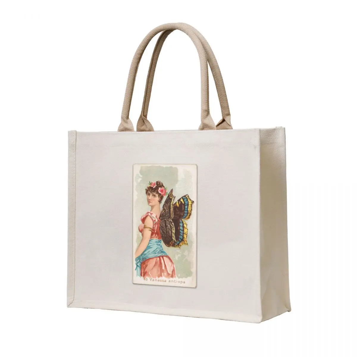 

vintage butterfly card print Tote Bag tote bag men custom canvas bag Canvas Cloth bags