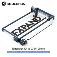 SCULPFUN S30 Series Engraving Area Expansion Kit Y-axis Extension Kit to 935x400mm V Slot Aluminum Shaft Directly Installed