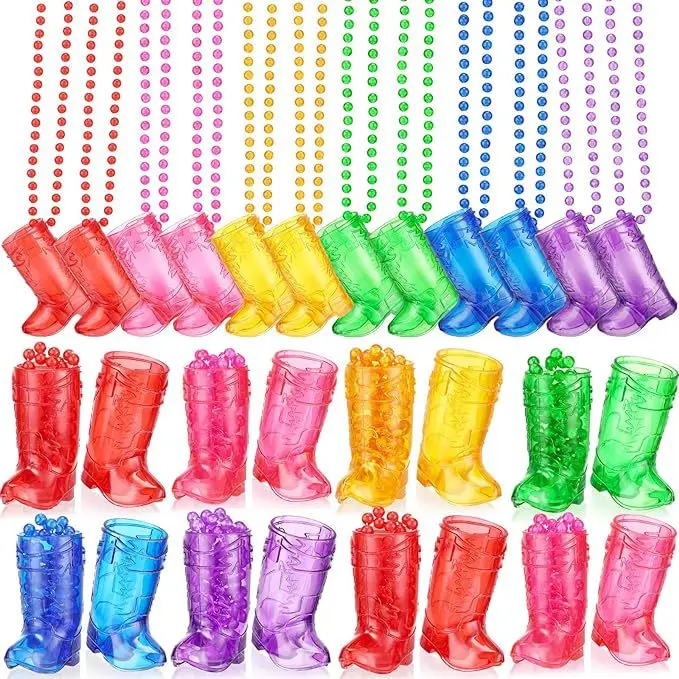 

Party pendant beer mug decorative necklace carnival plastic plated bead chain