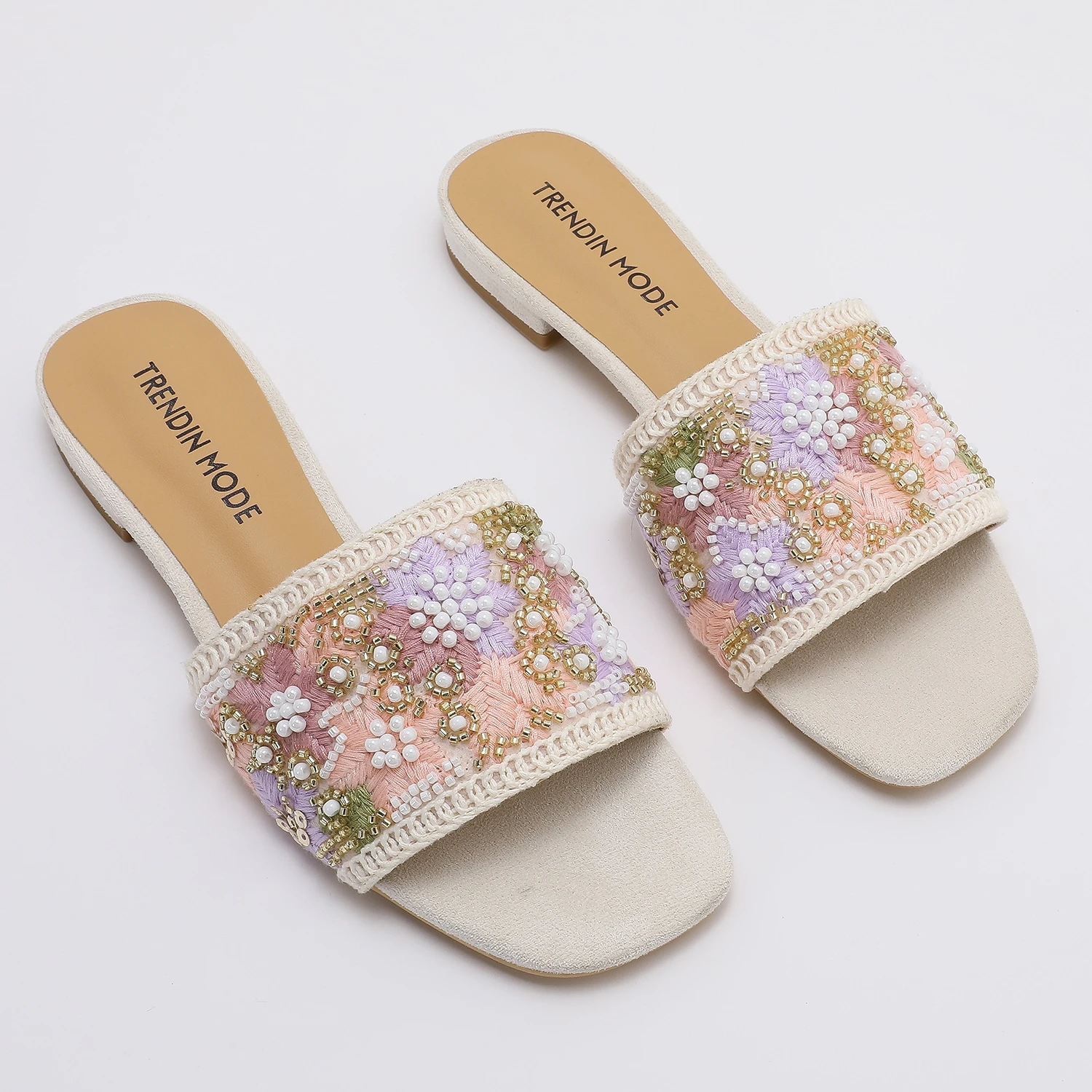 

Women's Beaded Slippers Fashionable And Anti-Slip