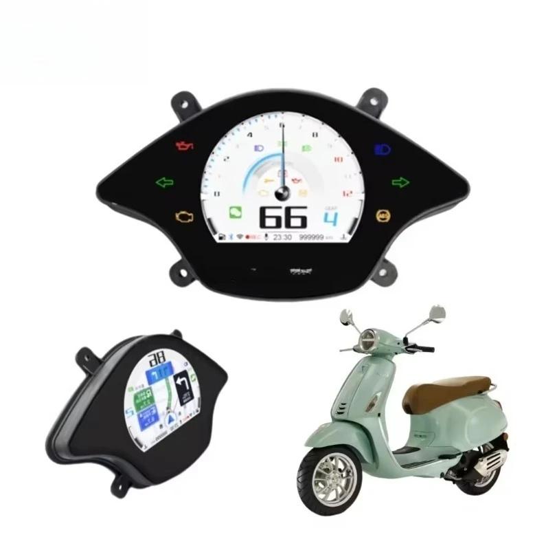 

2025 New StyleWANOU Motorcycle Meter Digital Speedometer Digital Dashboard Panel Virtual Instrument Cluster
